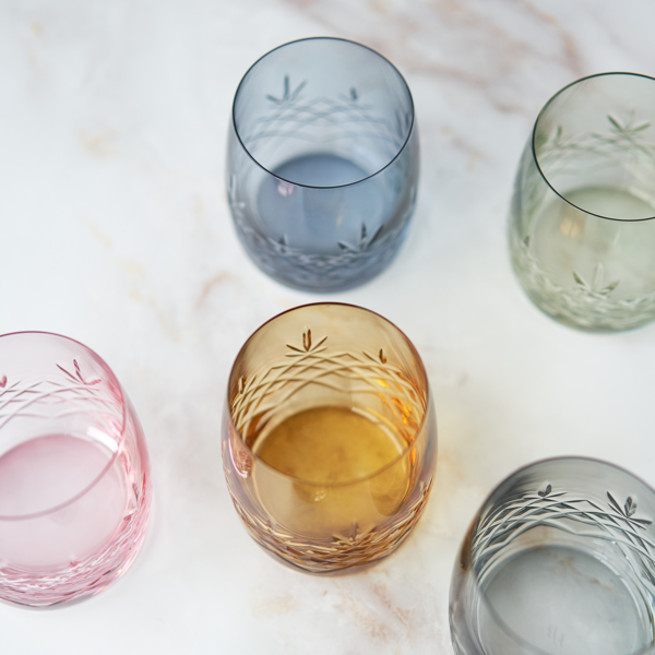 Fargerike krystallglass fra Frederik Bagger