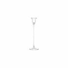 Elegant lysestake i klart glass med skandinavisk design fra Frederik Bagger - Norway, minimalistisk stil til interiør.