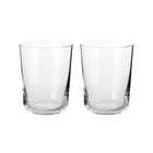 To klare vannglass med skandinavisk, tidløst og funksjonelt design fra Frederik Bagger - Norway.