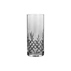 Fasettslipt klart krystallglass med diamantmønster i skandinavisk design fra Frederik Bagger.