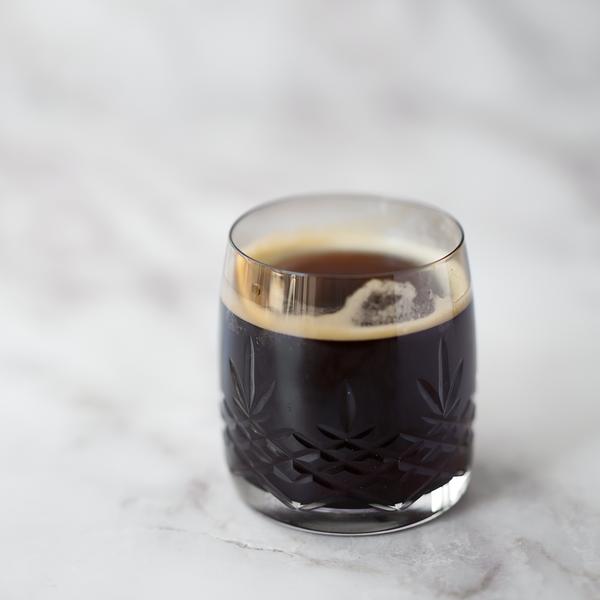 Kaffe i krystallglass fra Frederik Bagger