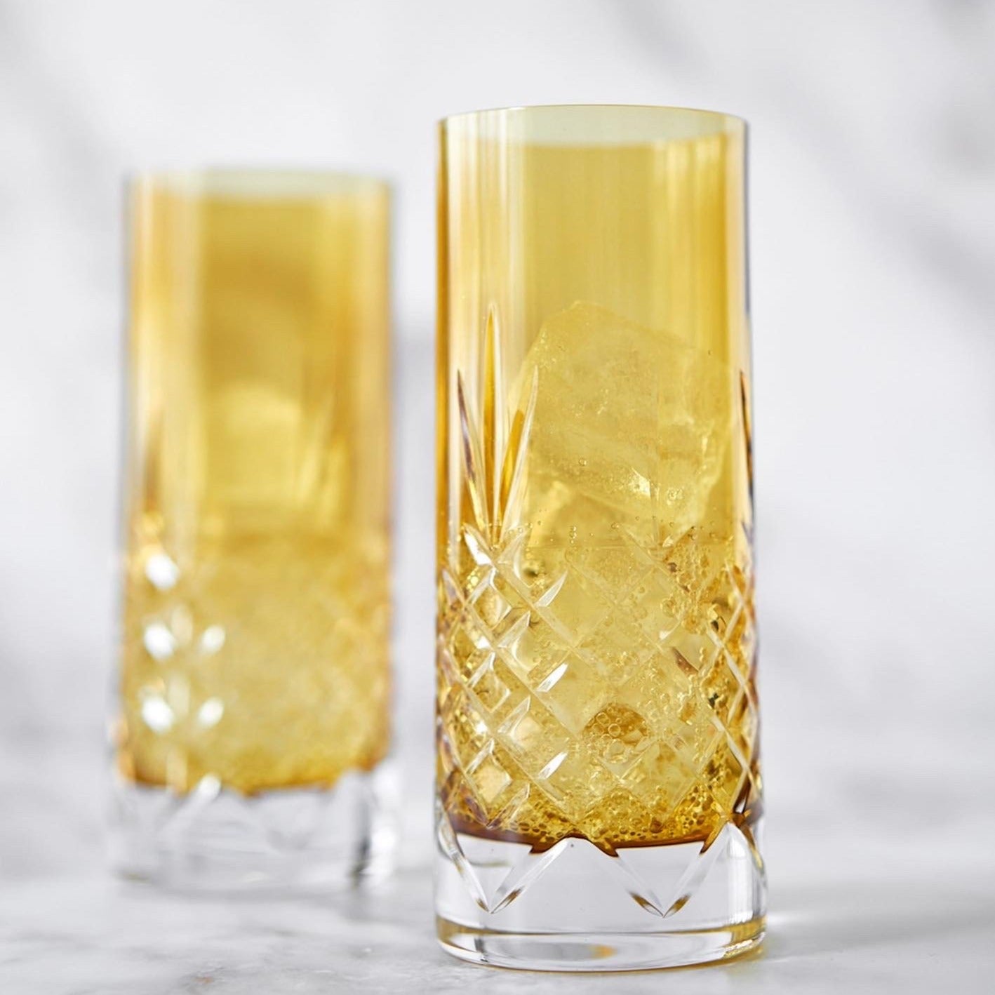 Crispy Highball Citrine // Gul - 2 stk.