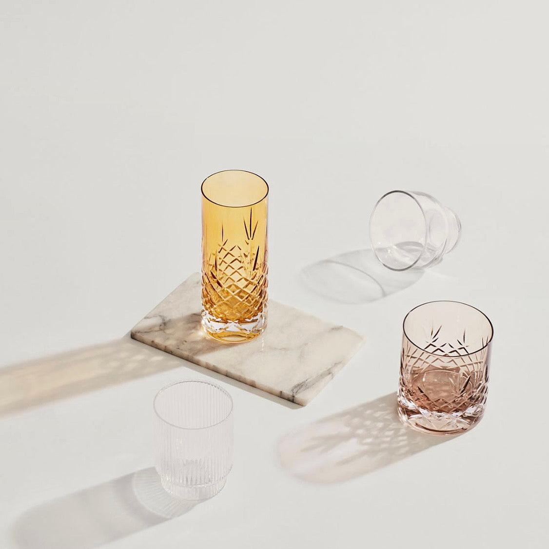 Crispy Highball Citrine // Gul - 2 stk.